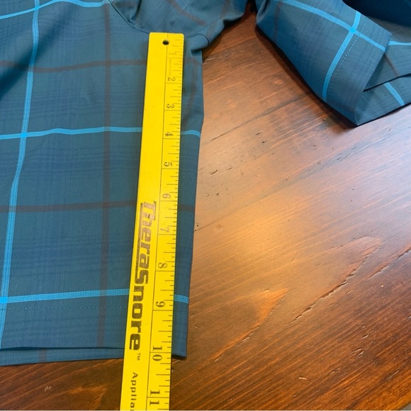 Nike Golf Tour Performance Dri Fit Blue Plaid Men's Shorts- Sz 38 - Picture 11 of 12